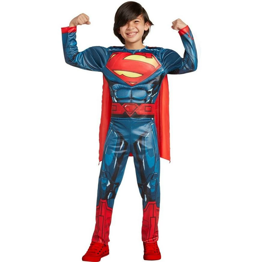 Superman Muscle Costume For Kids - Justice League 3 Superman Muscle Costume For Kids - Justice League