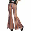 Blue & Orange Striped Bell Bottom Pants For Adults 2 Blue & Orange Striped Bell Bottom Pants For Adults -Cosplay Store 2024 P925843
