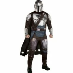 AMSCAN Adult Mandalorian Plus Size Deluxe Costume - Star Wars: The Mandalorian Season 2