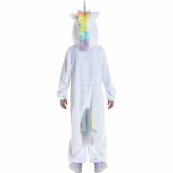 Kids' Iridescent Unicorn One Piece Zipster Costume -Cosplay Store 2024 P941049 04