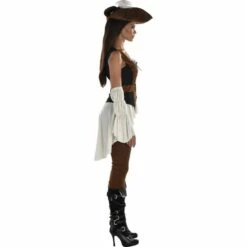 Women's Shipwrecked Pirate Costume 10 Women's Shipwrecked Pirate Costume -Cosplay Store 2024 P941075 03