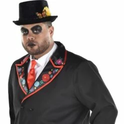 Adult Dapper Day Of The Dead Plus Size Costume 8 Adult Dapper Day Of The Dead Plus Size Costume -Cosplay Store 2024 P941085 01