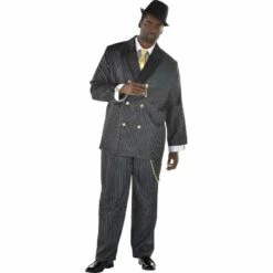 Adult Head Honcho Plus Size Costume - 20s Gangster