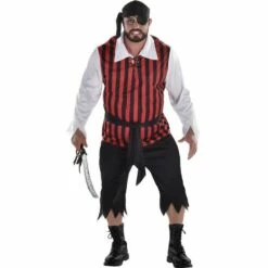 Adult Pirate Marauder Plus Size Costume