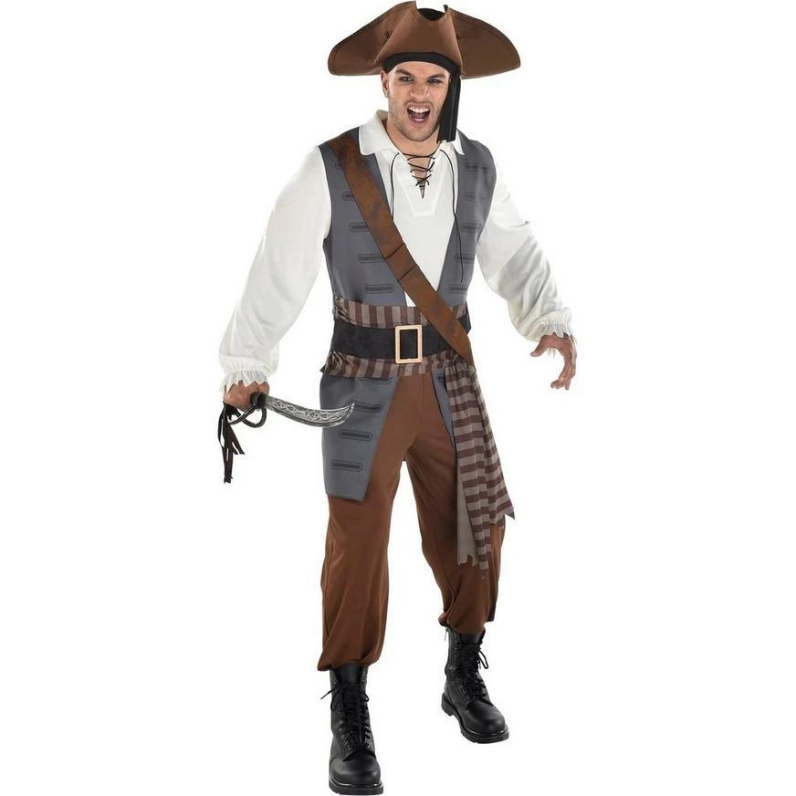 Adult Shiver Me Timbers Pirate Costume 3 Adult Shiver Me Timbers Pirate Costume