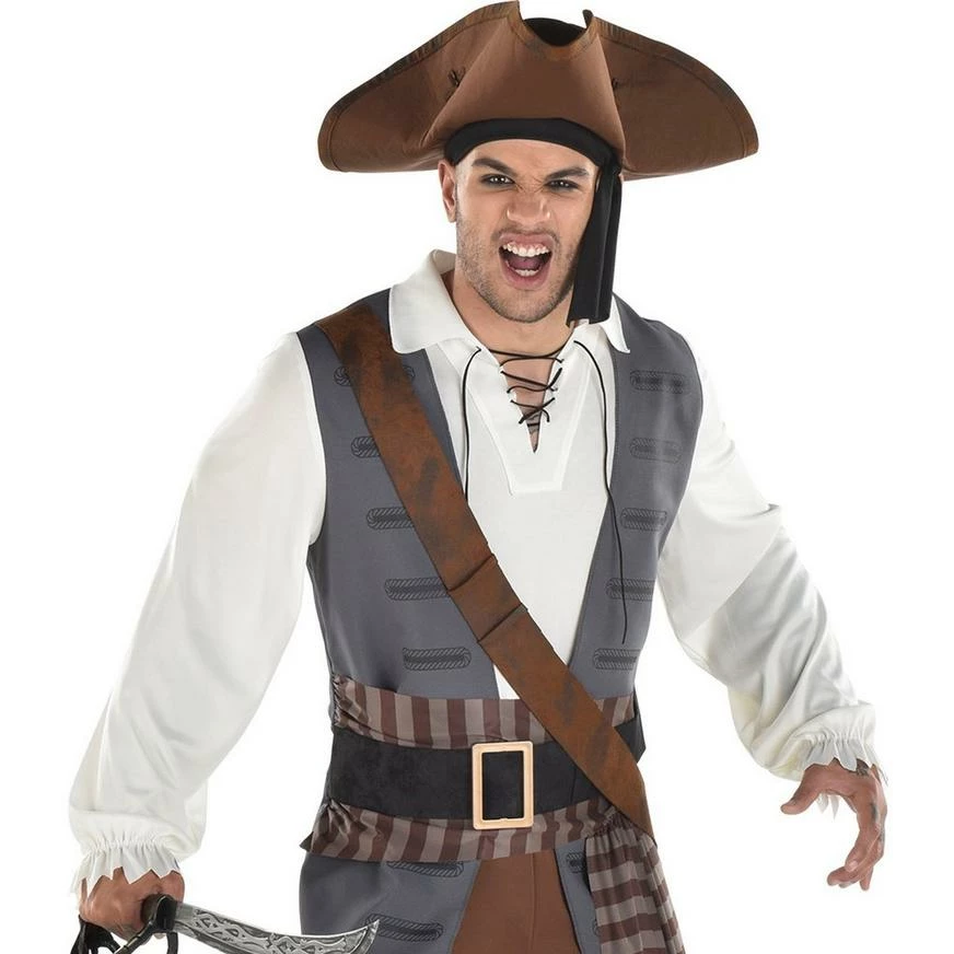Adult Shiver Me Timbers Pirate Costume 4 Adult Shiver Me Timbers Pirate Costume - Image 2