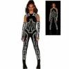 AMSCAN Adult Reflective Black Latex-Look Circuit Board Sleeveless Unitard Catsuit - Cyberpunk 2 AMSCAN Adult Reflective Black Latex-Look Circuit Board Sleeveless Unitard Catsuit - Cyberpunk -Cosplay Store 2024 P942119
