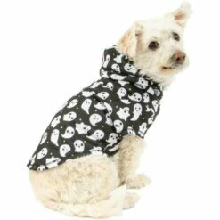 Ghost Print Dog Hoodie